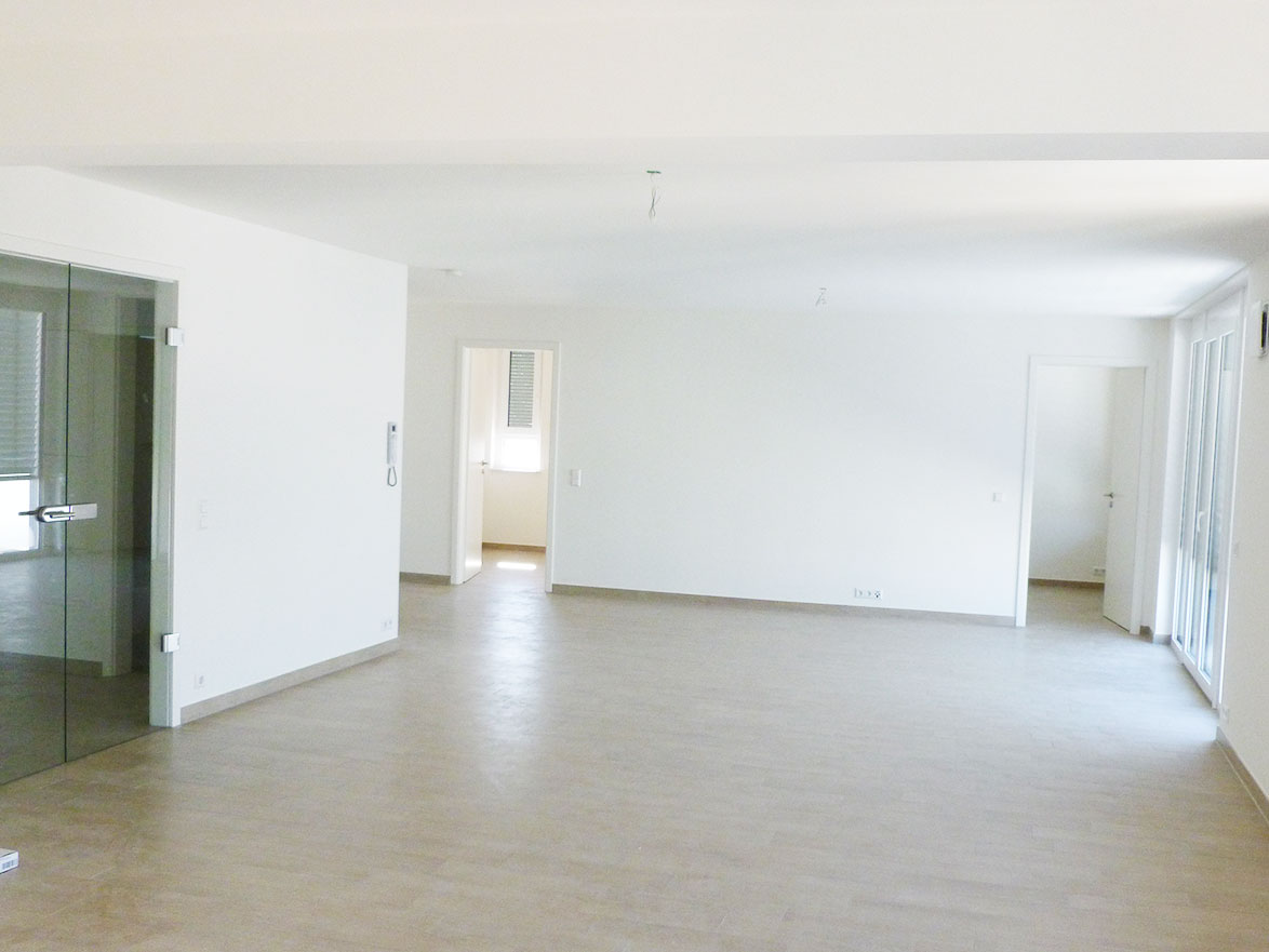 Wohnbereich in der Wohnanlage der Residenz Bellevue in Günzburg Bauunternehmen bendl