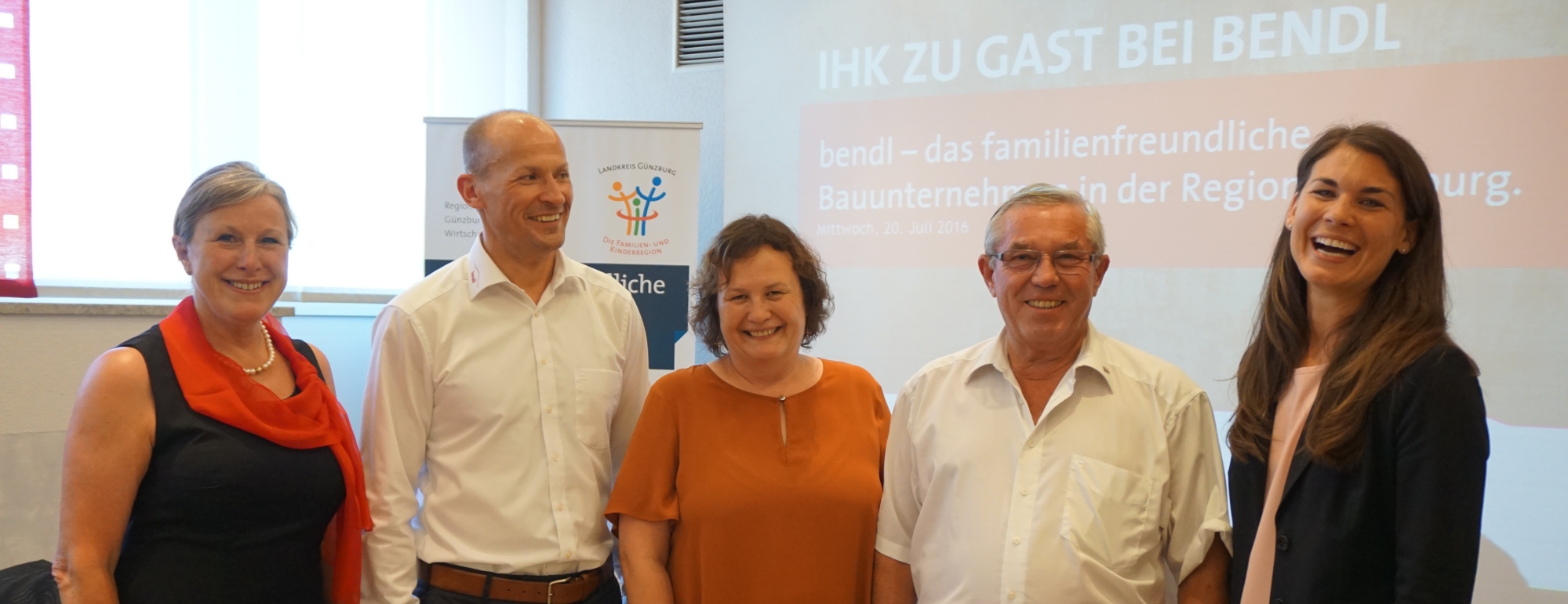 IHK Schwaben zu Gast beim Bauunternehmen bendl in Günzburg