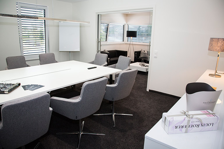 Besprechungsraum in der neuen Firmenzentrale der beladomo GmbH