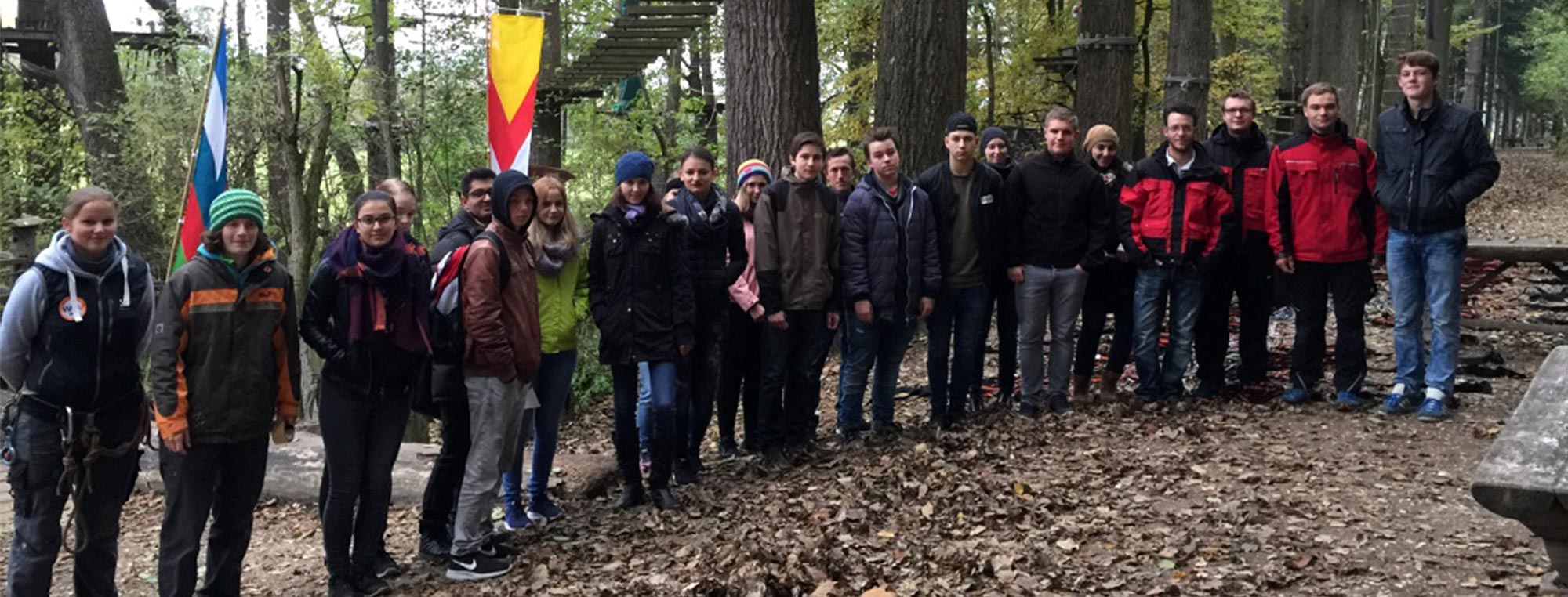 BDS Azubi-Akademie im Waldseilgarten Wallenhausen Bauunternehmen bendl