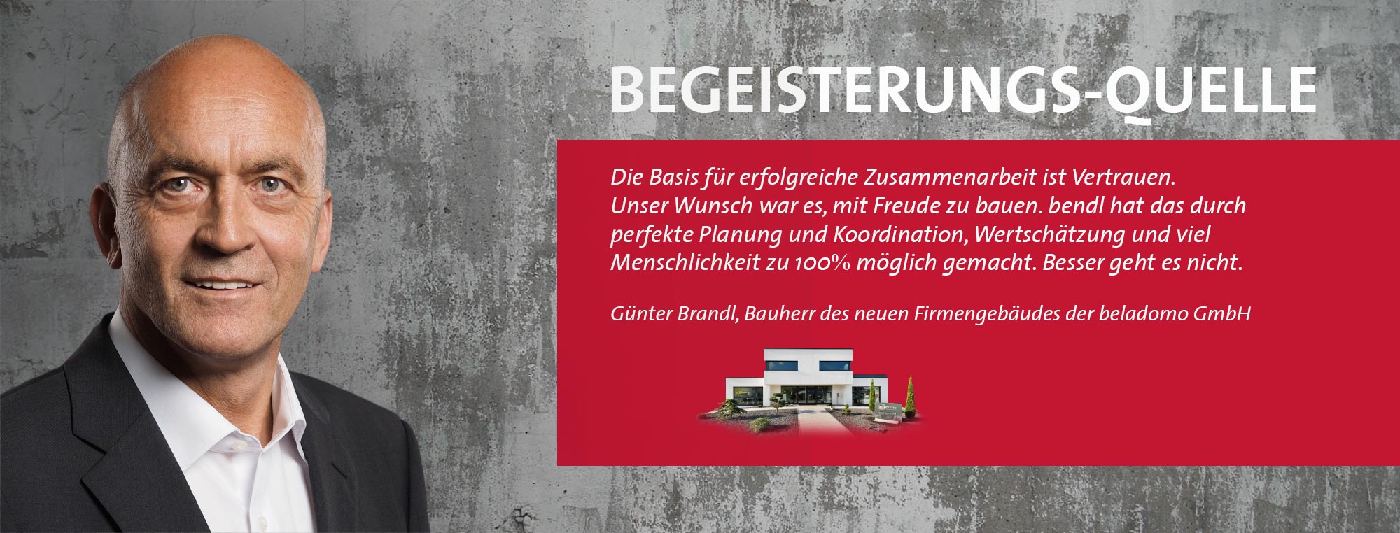 Günter Brandl - beladomo GmbH Edelwasser-Manufaktur