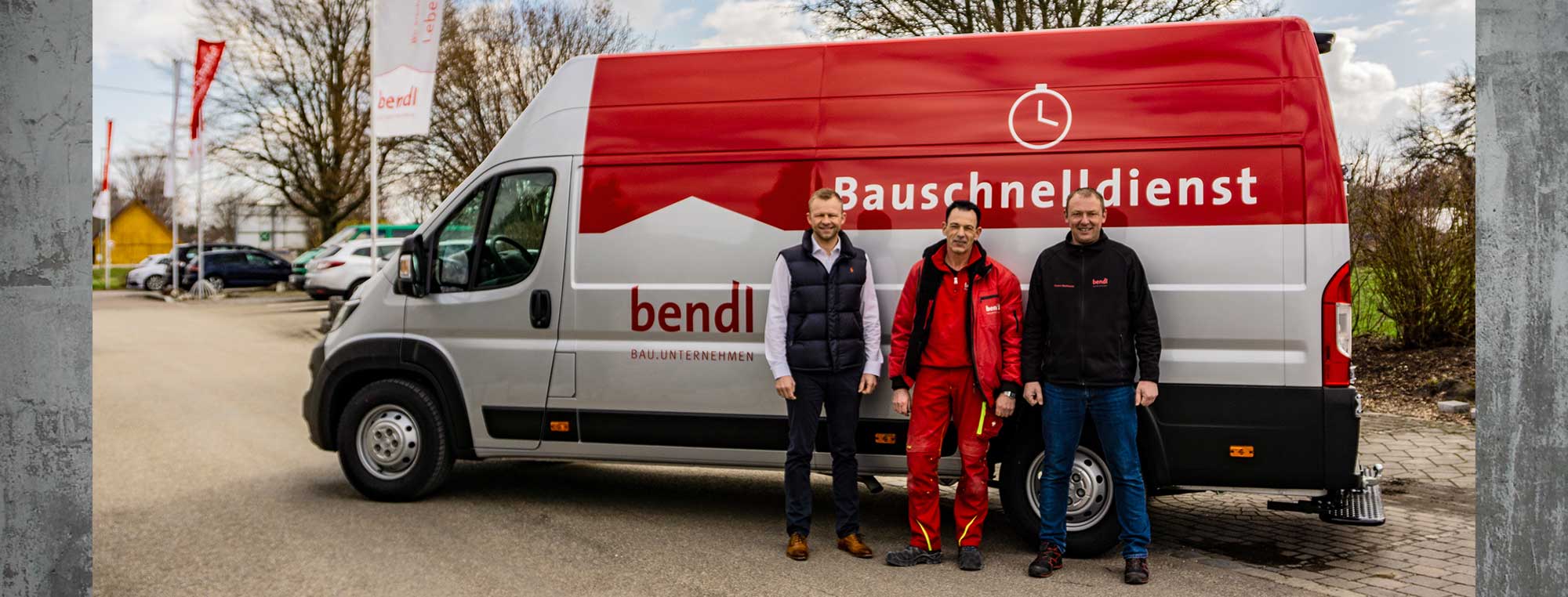 Wir wünschen unserem Reinhold Kampfinger stets gute und sichere Fahrt und viel Freude am neuen bendl-Transporter.