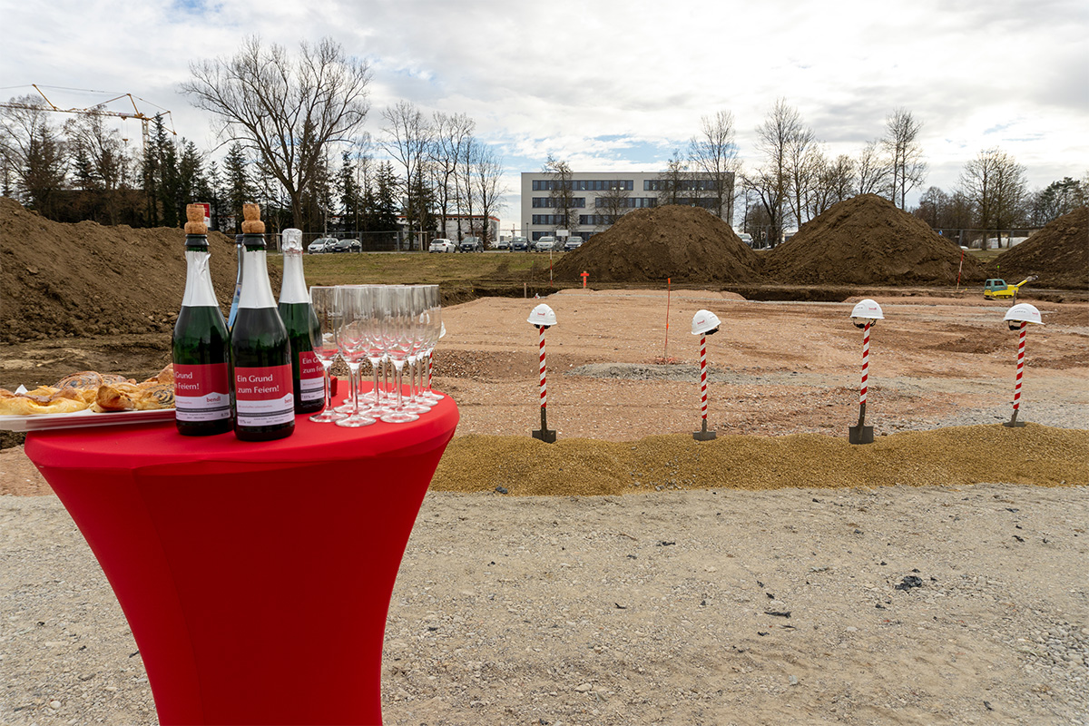 Spatenstich für die Kindertagesstätte „Sonnenschein“ in Leipheim
