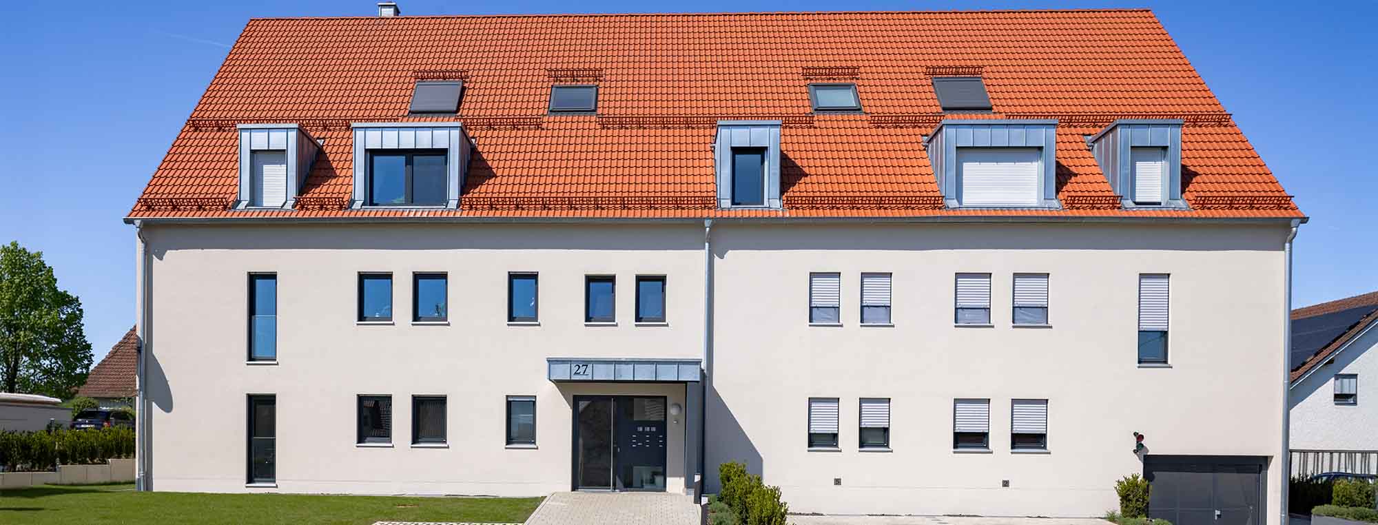 Wohnanlage mit 11 Wohnungen in Ulm-Einsingen.
