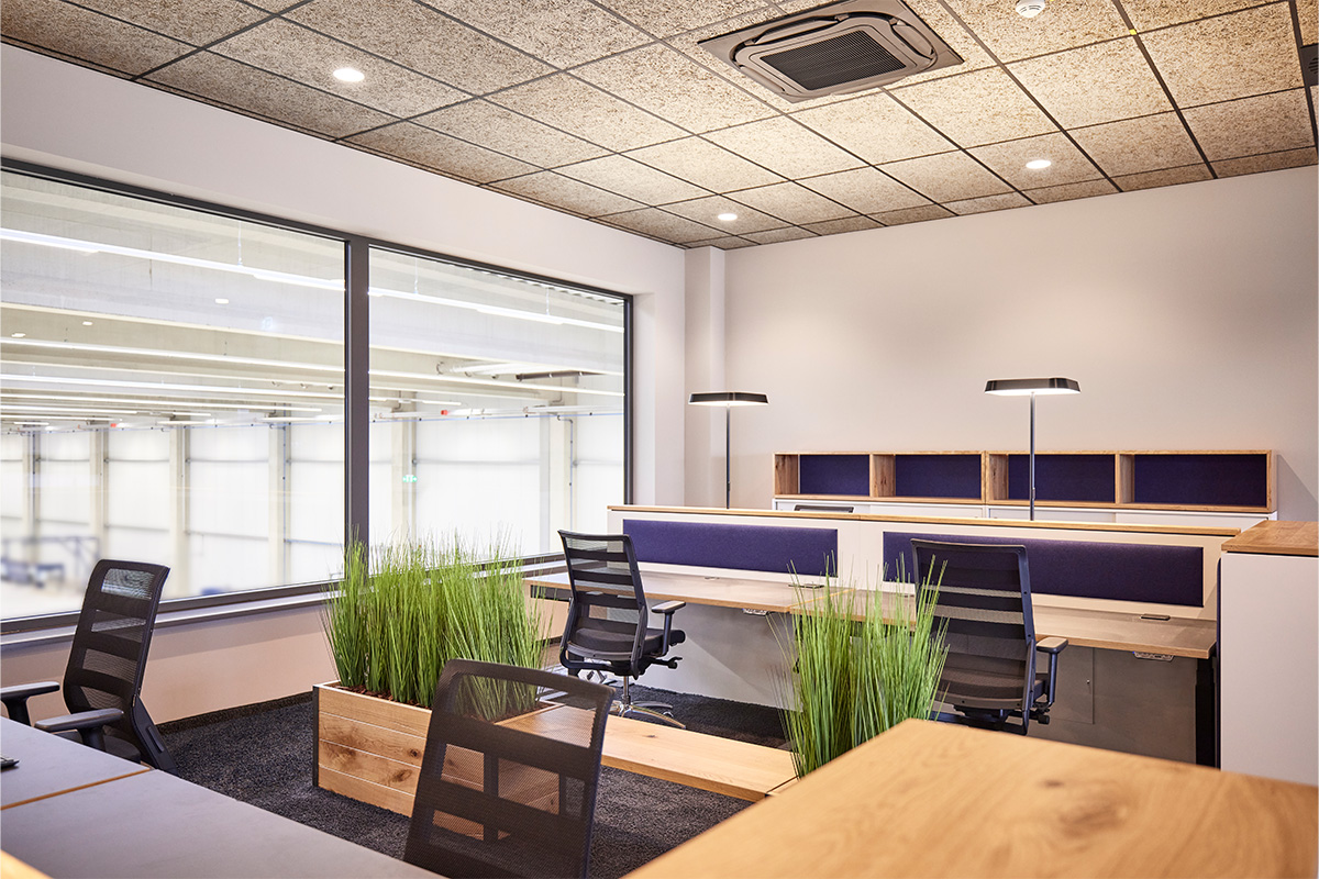 Die Zebrano GmbH aus Leipheim hat bei der Ausstattung der Büroräume hervorragende Arbeit geleistet.