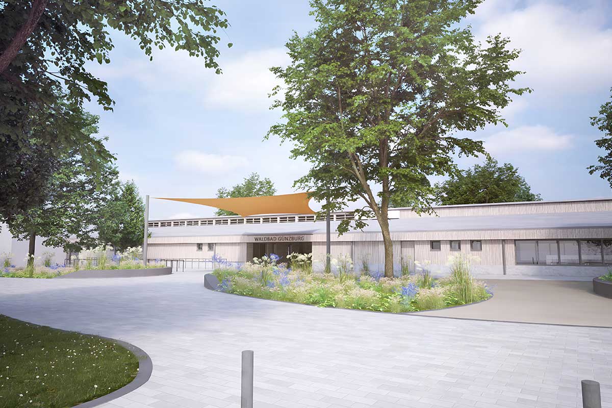 Bauunternehmen bendl erschafft Neubau für Günzburger Waldbad