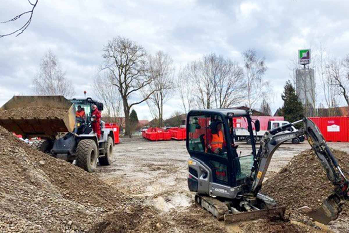 Praxisnaher Maschinenkurs beim Bauunternehmen bendl