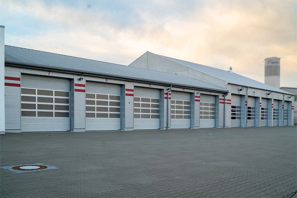 Neubau und Erweiterung der Feuerwehr in Burgau.
