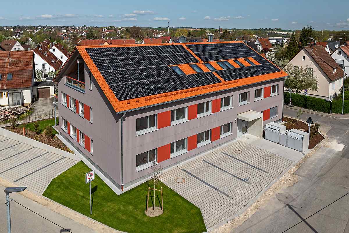 Rohbau für ein Mehrfamilienhaus in Wertingen-Gottmannshofen