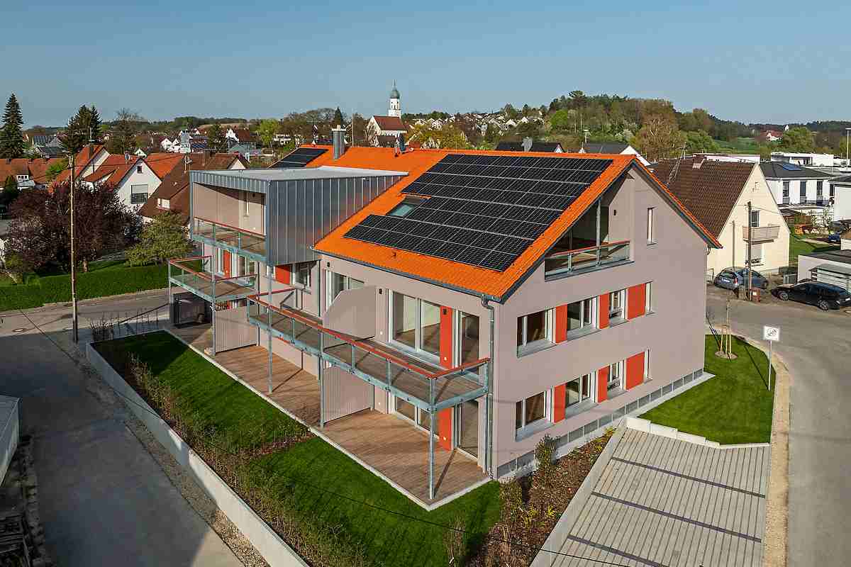 Rohbau für ein Mehrfamilienhaus in Wertingen-Gottmannshofen