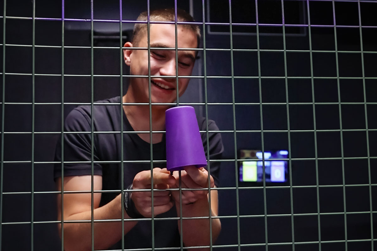 Unsere Auszubildende hatten beim bendl Azubi-Tag im Face Off Ulm viel Freude bei den kniffligen Aufgaben.