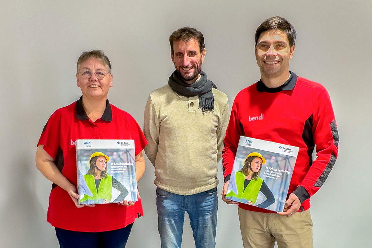 Bauunternehmen bendl startet zusammen mit der BG Bau den AMS-Zertifizierungsprozess.