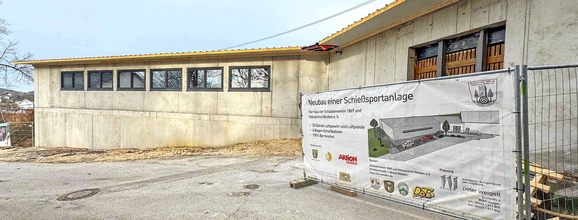 Unser Team hat die Rohbauarbeiten abgeschlossen.