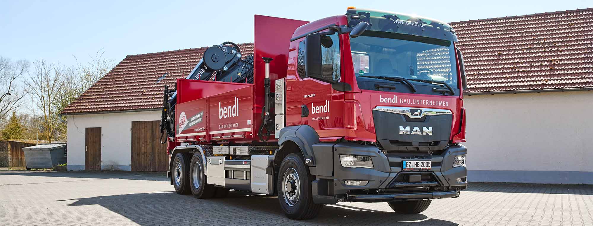 bendl investiert in einen neuen MAN Lkw.