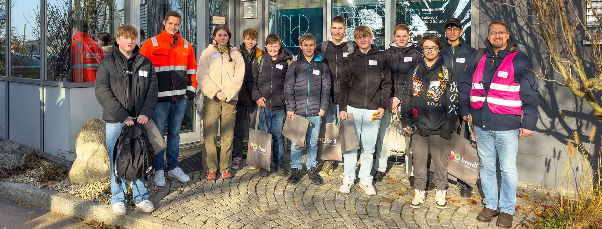 Das Bauunternehmen bendl beim Tag der Ausbildung 2025.