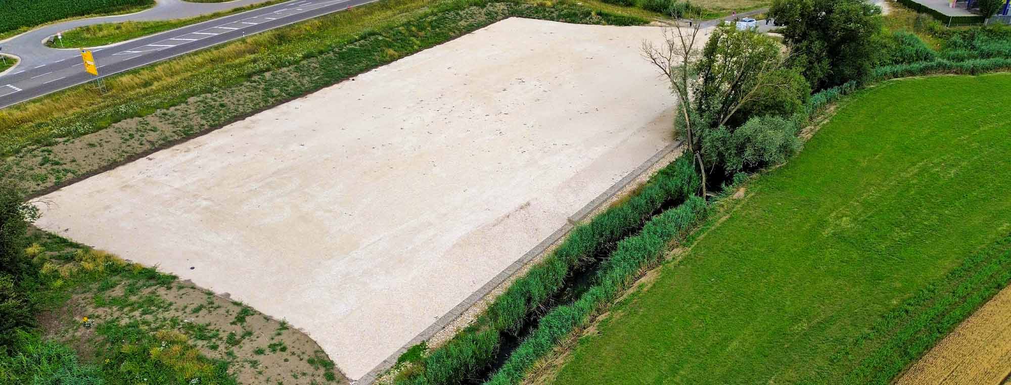 Geländeauffüllung in Nersingen