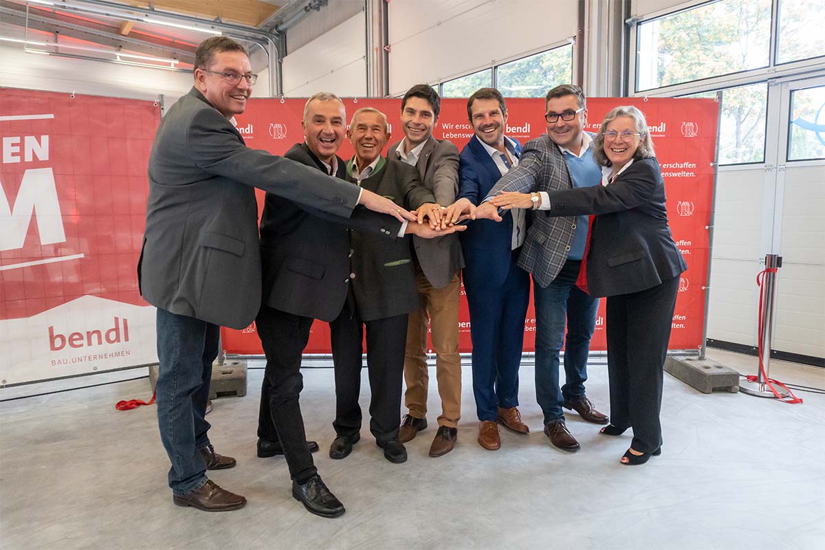 Gerhard Jauernig zu Gast bei unserer Einweihung der Kanalsanierungshalle 2022
