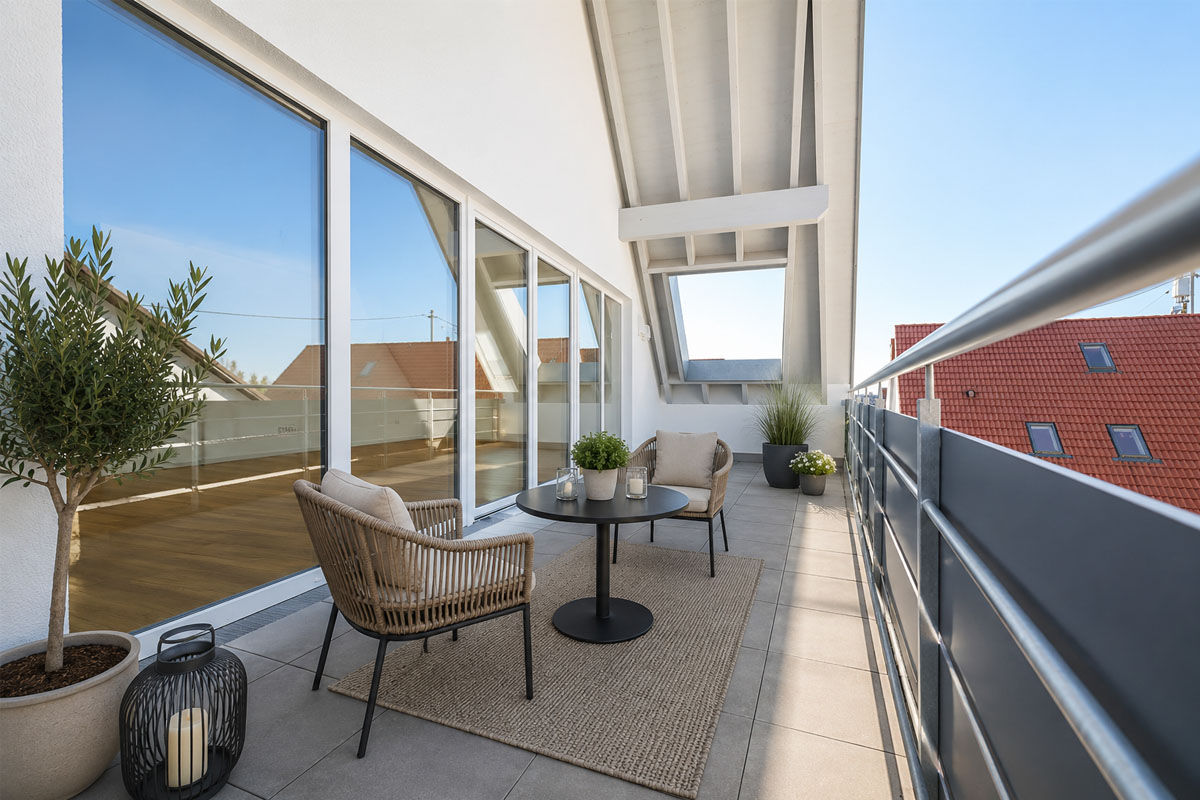 Dachgeschosswohnung W9 DuoLiving in Krumbach