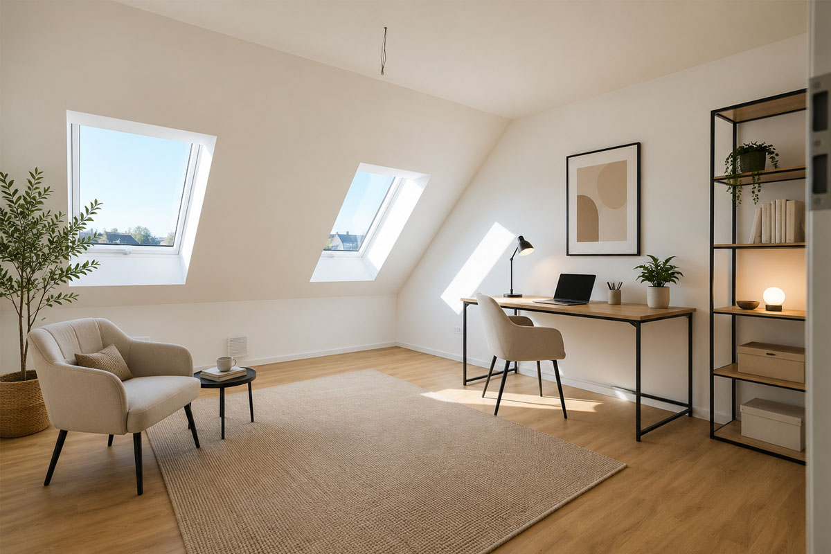 Dachgeschosswohnung W9 DuoLiving in Krumbach