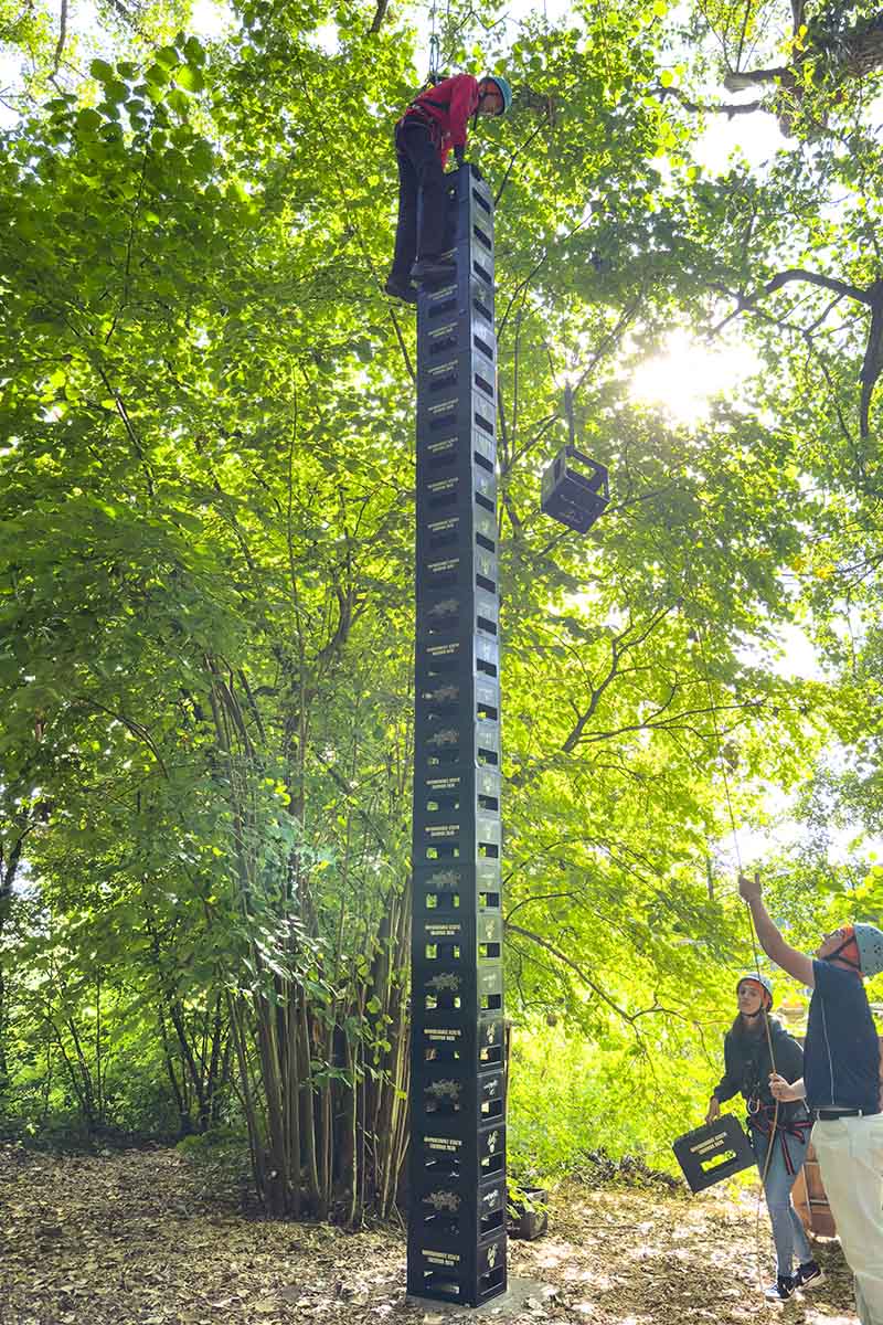 Unsere bendl Azubis beim Azubitag 2026 im Waldseilgarten Wallenhausen.